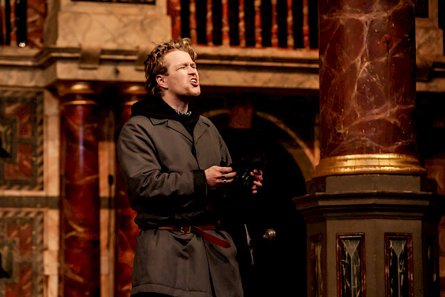 Henry IV Part 1, @Shakespeare's Globe Theatre, photo taken by Andrew H Williams (2025).